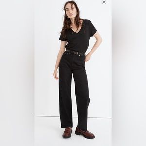 The Petite Perfect Vintage Wide-Leg Jean in Belmere Wash. 25 petite.